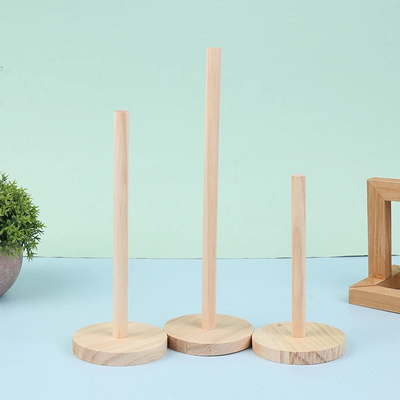 Vertical Wooden Tissue Rack – Decorative Home Organizer