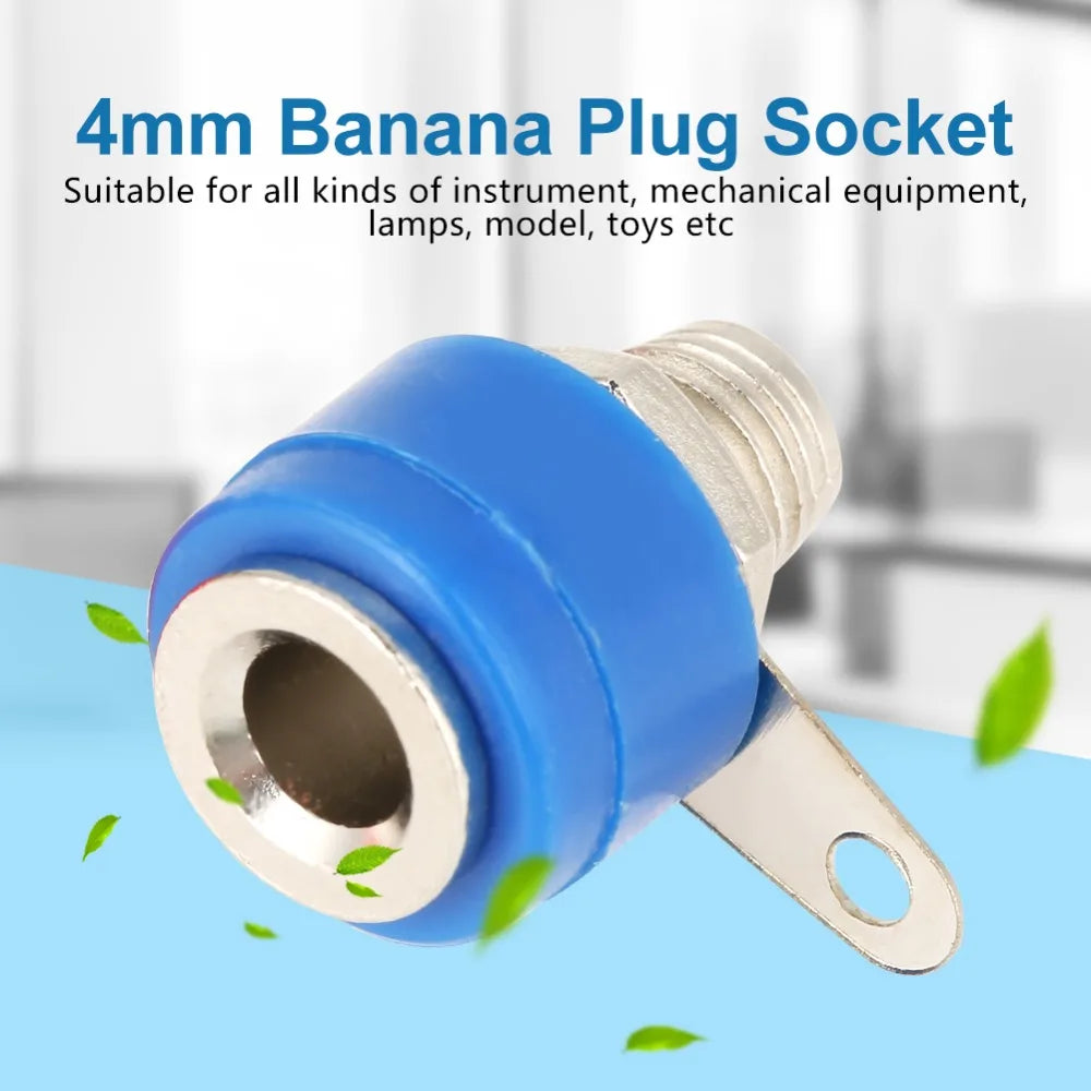 20Pcs 4mm Banana Jack Sockets ABS Insulated Speaker Terminals Banana Jack Terminal Nixie