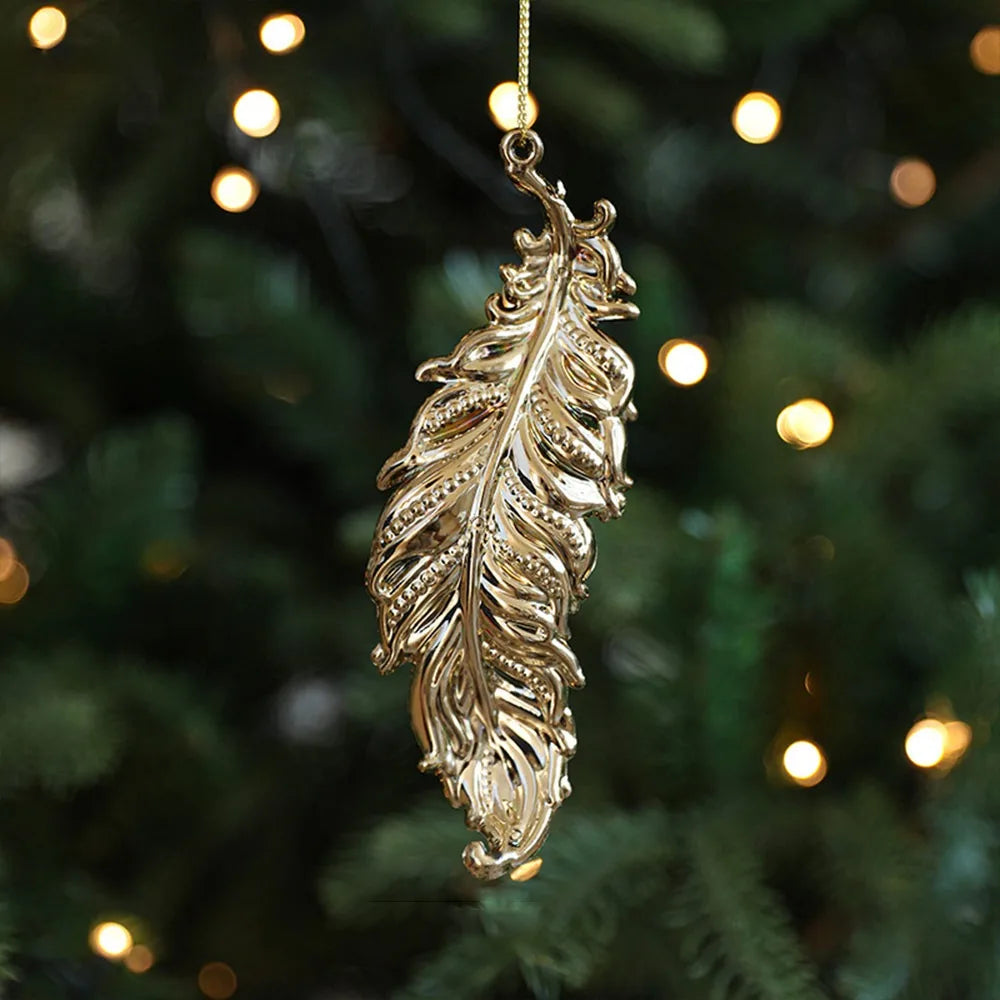 Gold Christmas Tree Ornaments – Angel & Snowflake Decorations