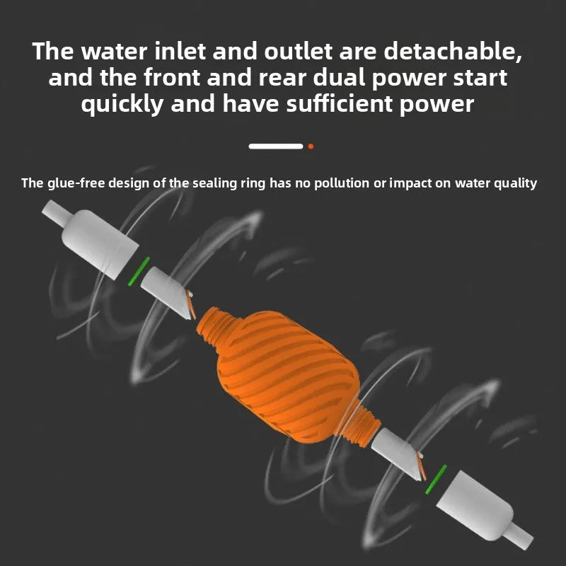 Aquarium Gravel Vacuum Manual Water Changer for Fish Tanks 20–40cm Aquarium Gravel Vacuum Nixie