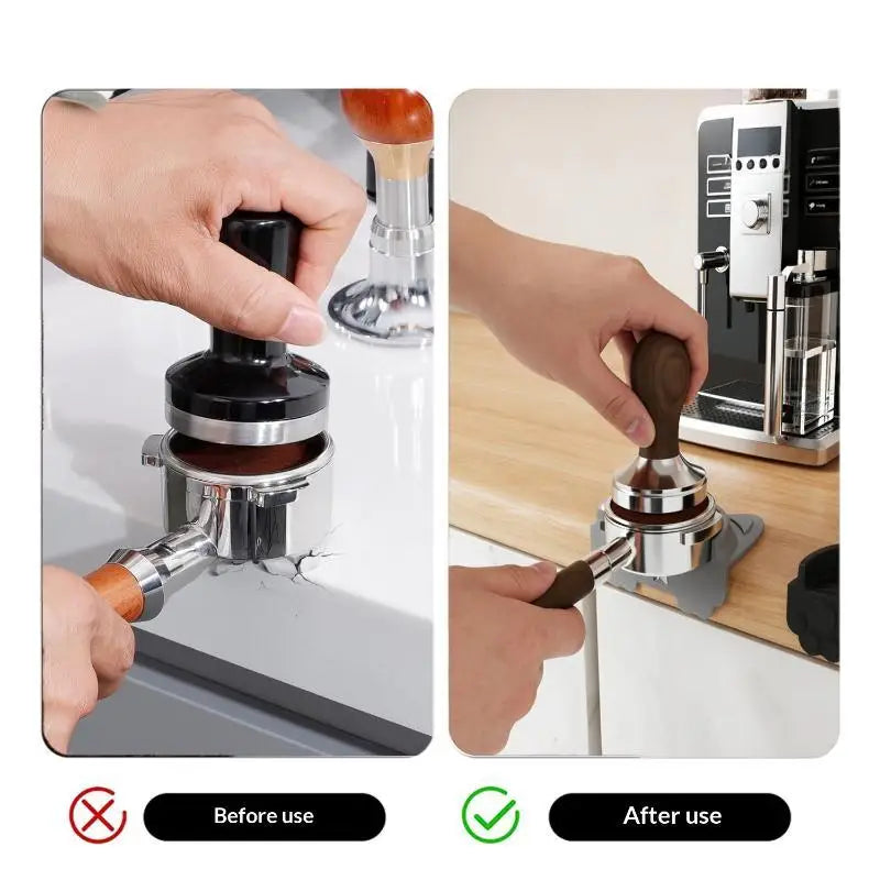 Espresso Tamping Mat – Food Grade Silicone Portafilter Pad Coffee Tamping Mat Nixie