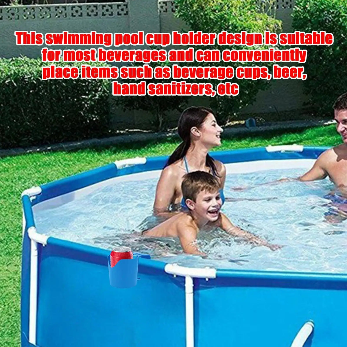 Poolside Floating Cup Holder | ABS Beverage Rack for Pools