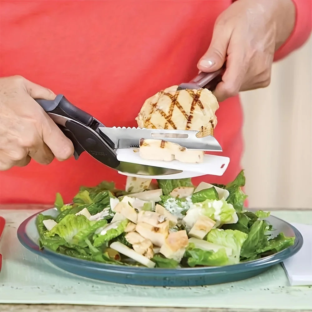 Kitchen Scissors Stainless Steel – Meat, Fruit & Vegetable Cutter Kitchen Scissors Nixie