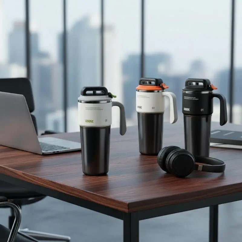 1000ml Insulated Stainless Steel Tumbler – Dual Drink Lid Insulated Tumbler Nixie