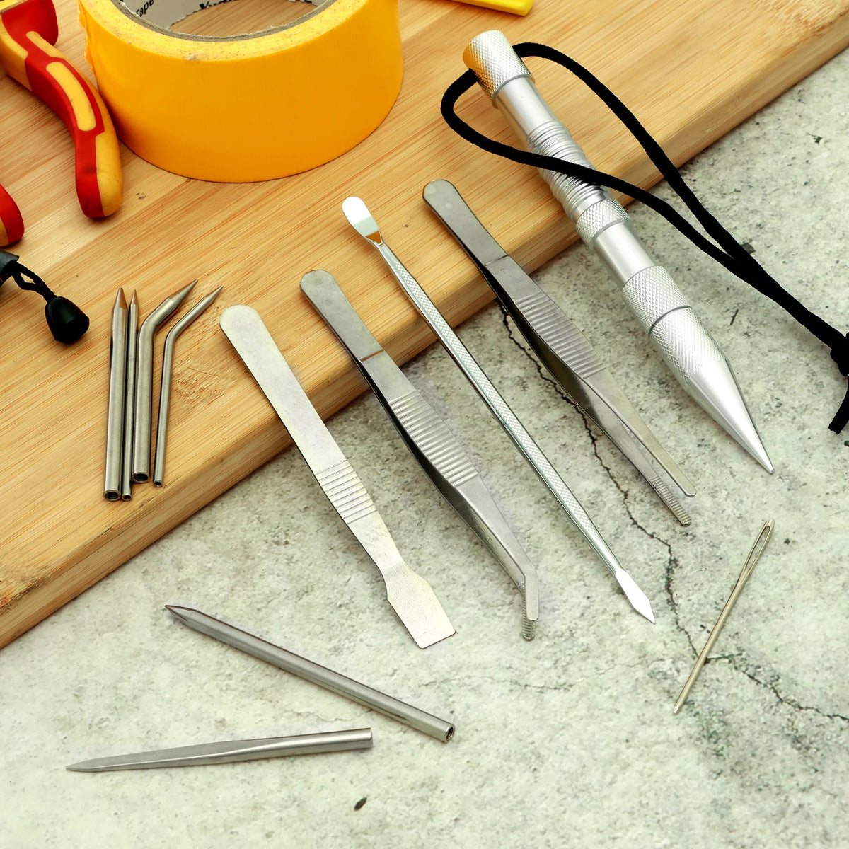 14-Pc Paracord Knotter Tool Kit – Aviation Aluminium Needles Paracord Weaving Kit Nixie