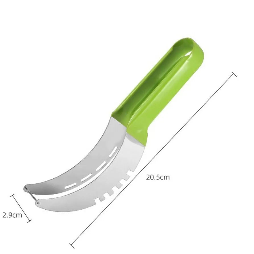 Stainless Steel Watermelon Slicer – Non-Slip Melon Cutter Fruit Slicer Tool Nixie