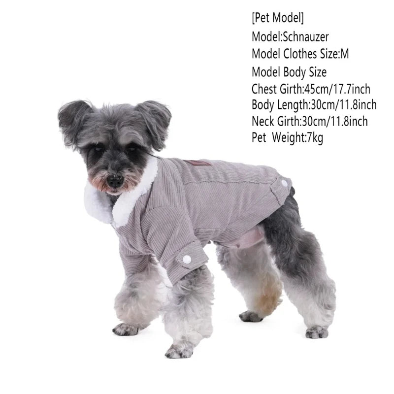 Fleece Warm Dog Jacket Coat for Small & Medium Dogs & Cats Pet Dog Jacket Nixie