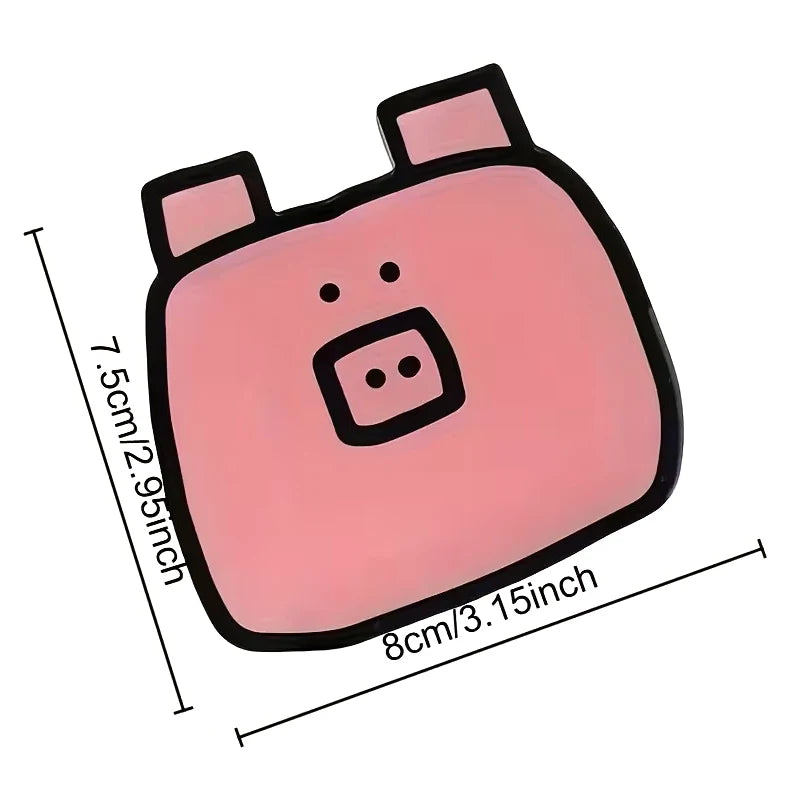 Cute Cartoon Acrylic Coaster | Heat-Resistant Table Protector Acrylic Coaster Nixie