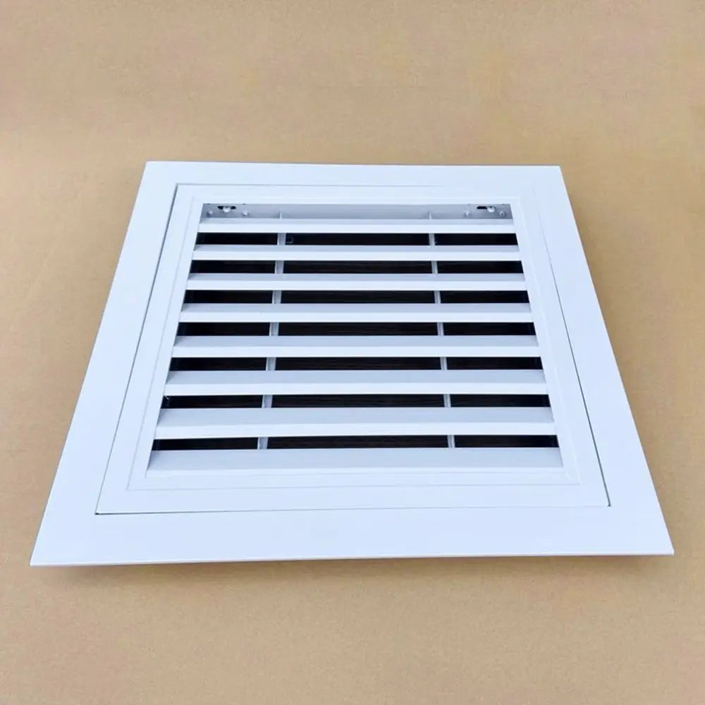 Aluminum Square Air Vent Grille White Gable Vent with Mesh Screen Air Vent Grille Nixie
