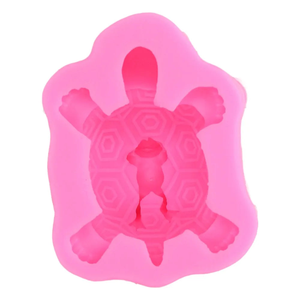 Pink Silicone Turtle Mold – Food-Grade Fondant Baking Mold Silicone Baking Mold Nixie