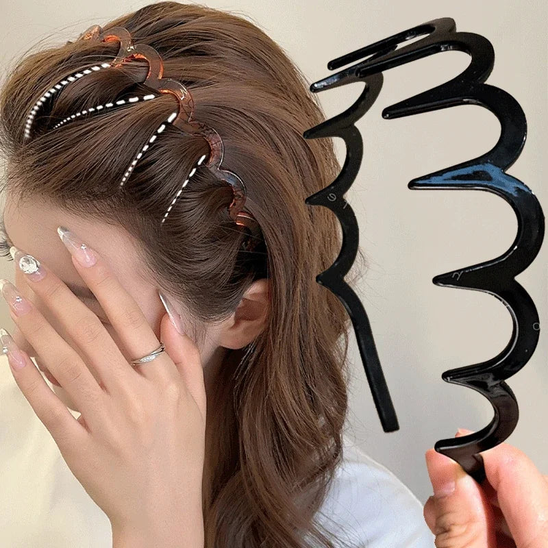 Wave Headbands for Women – Non-Slip Toothed Hair Bands Women's Headband Nixie