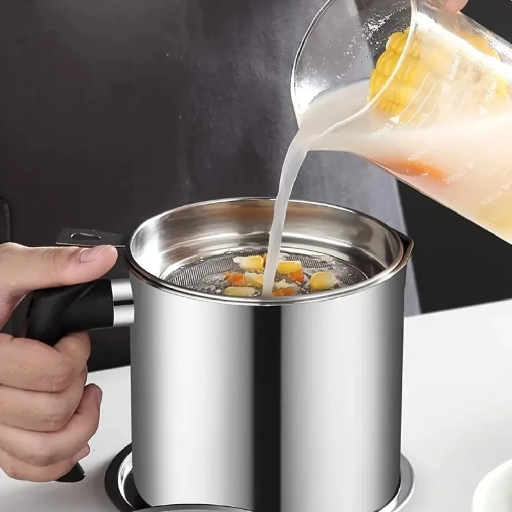 Stainless Steel Oil Filter Cup – Leak-Proof Storage Bottle Oil Storage Bottle Nixie