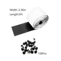 5ft Faux Wood Beam Strap + 100 Self-Adhesive Thumb Tacks Decorative Beam Strap Nixie 2.36in As Shown