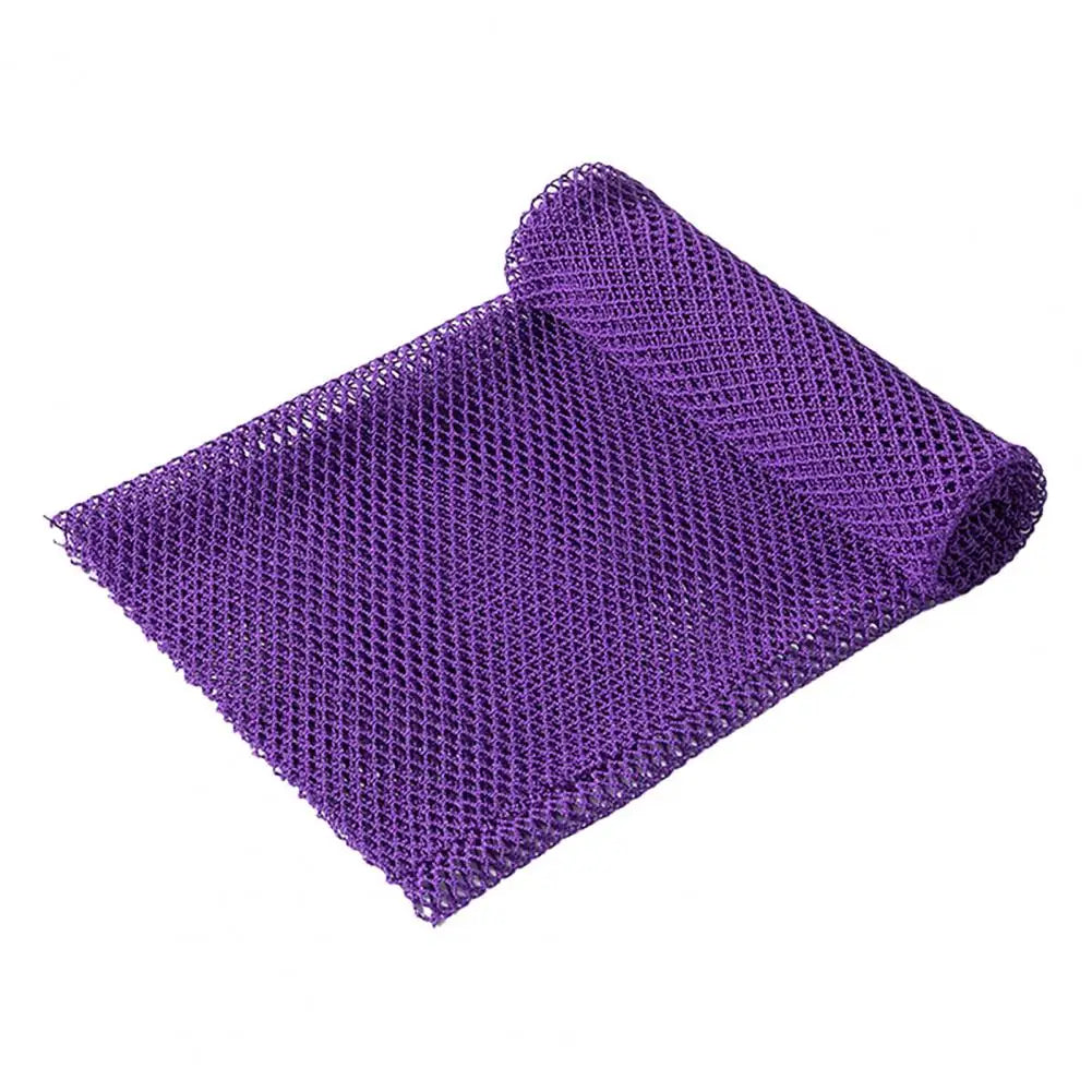 Silver Ion Exfoliating Body Scrubber Dual-Sided Mesh Bath Towel