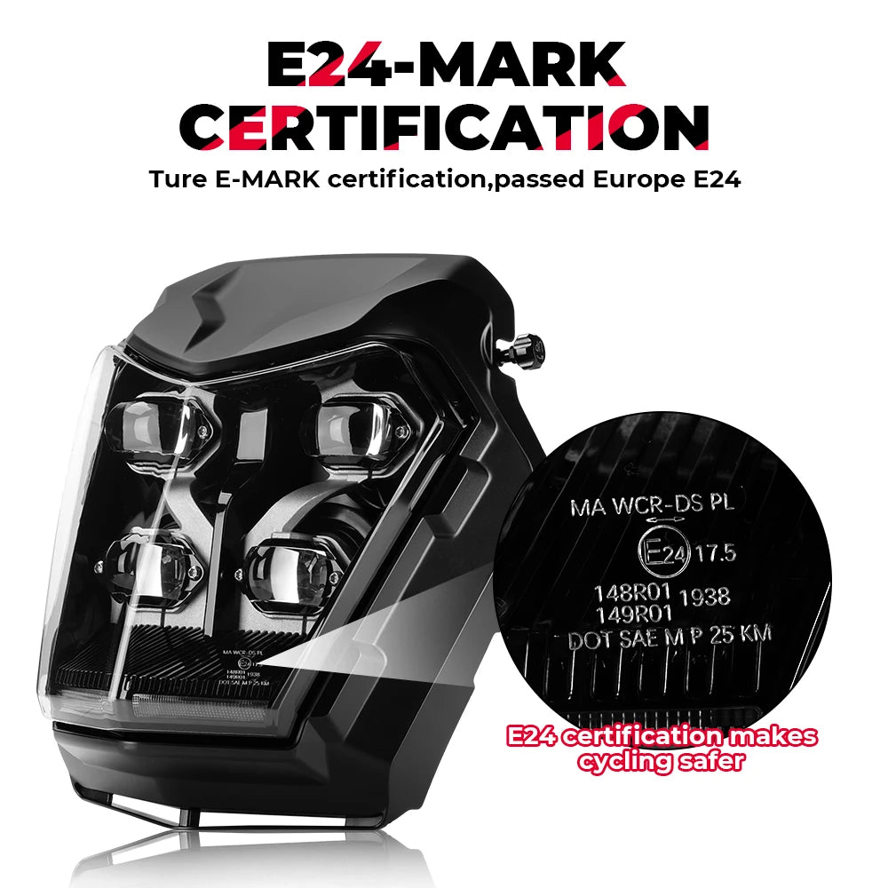 LED Headlight Assembly for Yamaha Tenere 700 XTZ700 2019-2024 Motorcycle Headlight Assembly Nixie