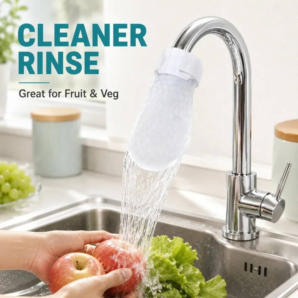 Cotton Faucet Filter Socks – Tap Water Strainer for Sediment & Rust Faucet Filter Sock Nixie