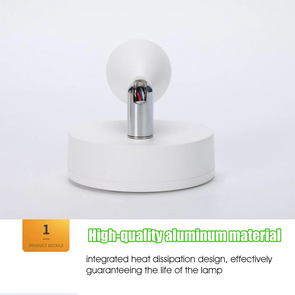 Rechargeable Rotatable LED Spotlight with Remote – Indoor Uplighting LED Accent Spotlight Nixie