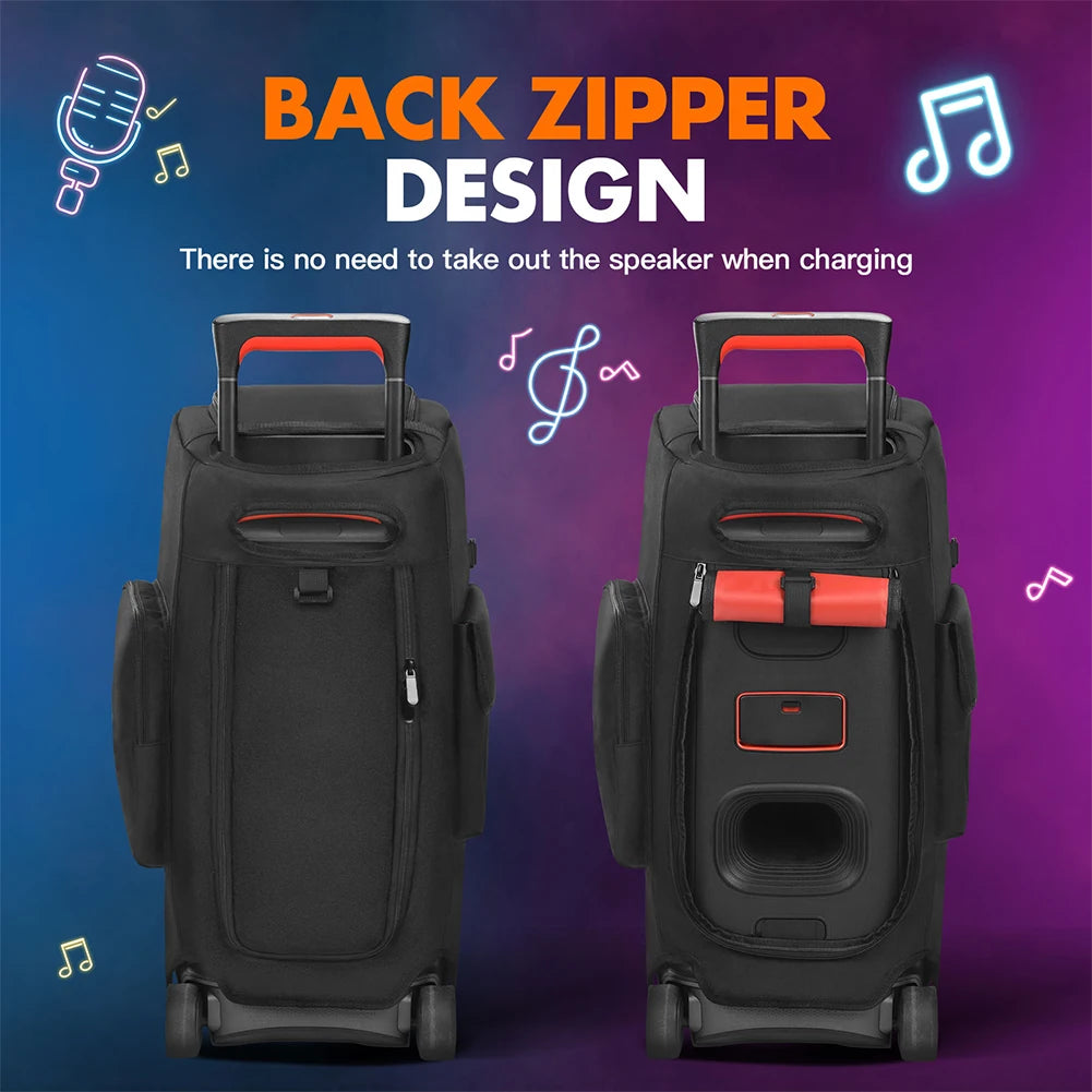 Speaker Carry Bag with Mic Pockets for JBL PartyBox 310/320 Speaker Carry Bag Nixie