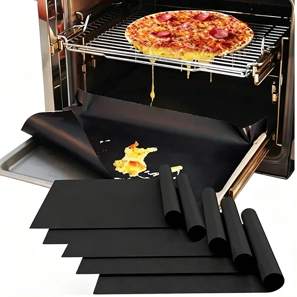 Reusable Non-Stick BBQ Grill Mats & Oven Liners | Heat Resistant BBQ Grill Mat Nixie