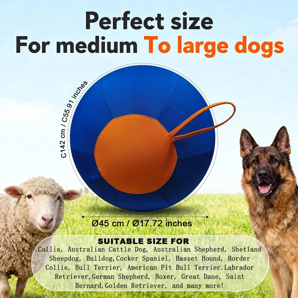 Large Inflatable Dog Ball – Durable Interactive Herding Toy Interactive Dog Toy Nixie