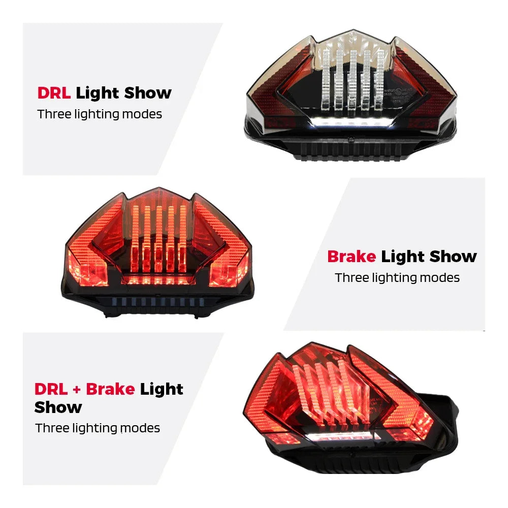KEMIMOTO LED Tail Light for BMW R1250GS R1200GS ADV E24 Motorcycle Tail Light Nixie