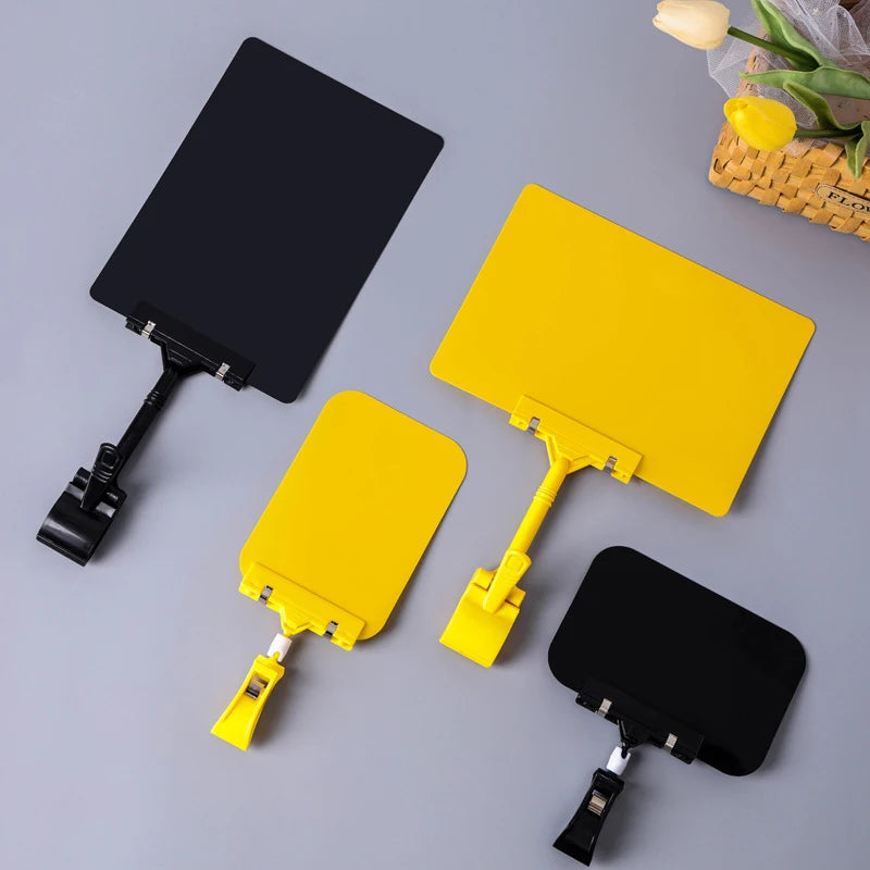 PVC Price Tag Sign Holder Clip for Fruit & Food Display Price Tag Sign Clip Nixie
