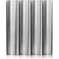 Nonstick Perforated Baguette Bread Pan – 4-Loaf French Bread Tray Baguette Bread Pan Nixie Bread mold Silver