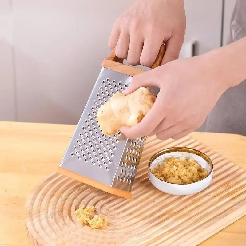 6-Sided Stainless Steel Box Grater for Vegetables & Cheese Box Grater Nixie