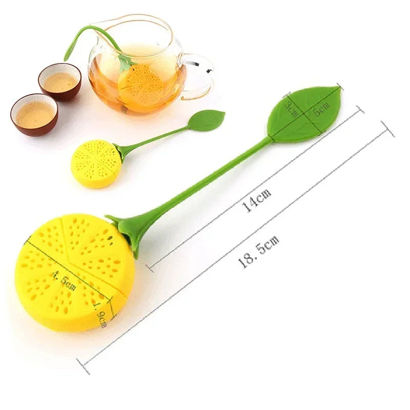 Silicone Loose Leaf Tea Infuser Strainer & Herbal Filter