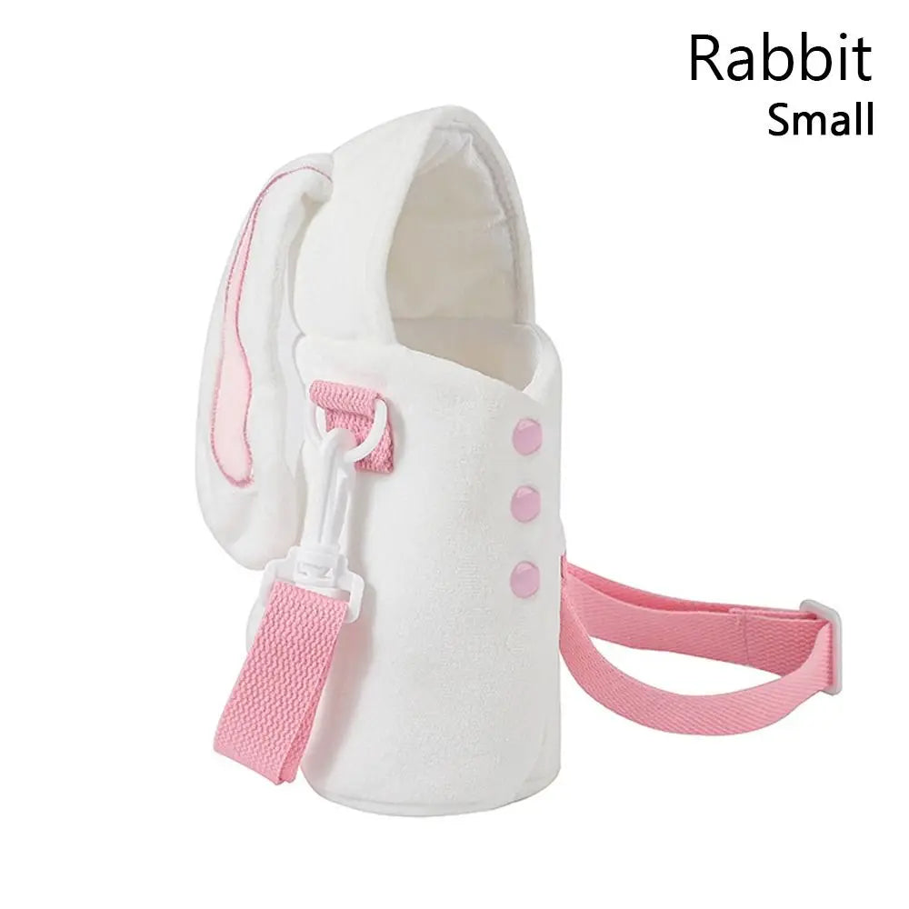 Plush Insulated Water Bottle Sleeve Cover – Camping Pouch