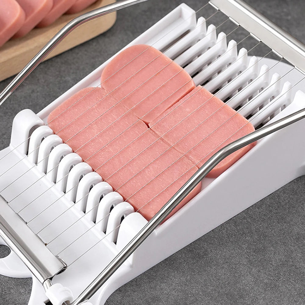 Stainless Steel Manual Wire Slicer – 10 Wires, Adjustable Thickness Manual Wire Slicer Nixie
