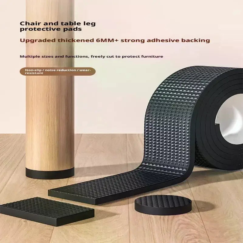 Non-Slip Self-Adhesive Rubber Furniture Pads – Floor Protectors Furniture Pads Roll Nixie
