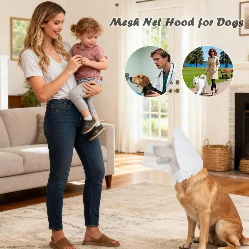 Dog Protective Face Mask – Soft Breathable Pet Mouth Cover Dog Face Mask Nixie