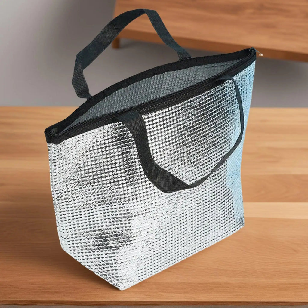 Foldable Aluminum Foil Insulated Cooler Bag | Bento Lunch Bag Insulated Cooler Bag Nixie