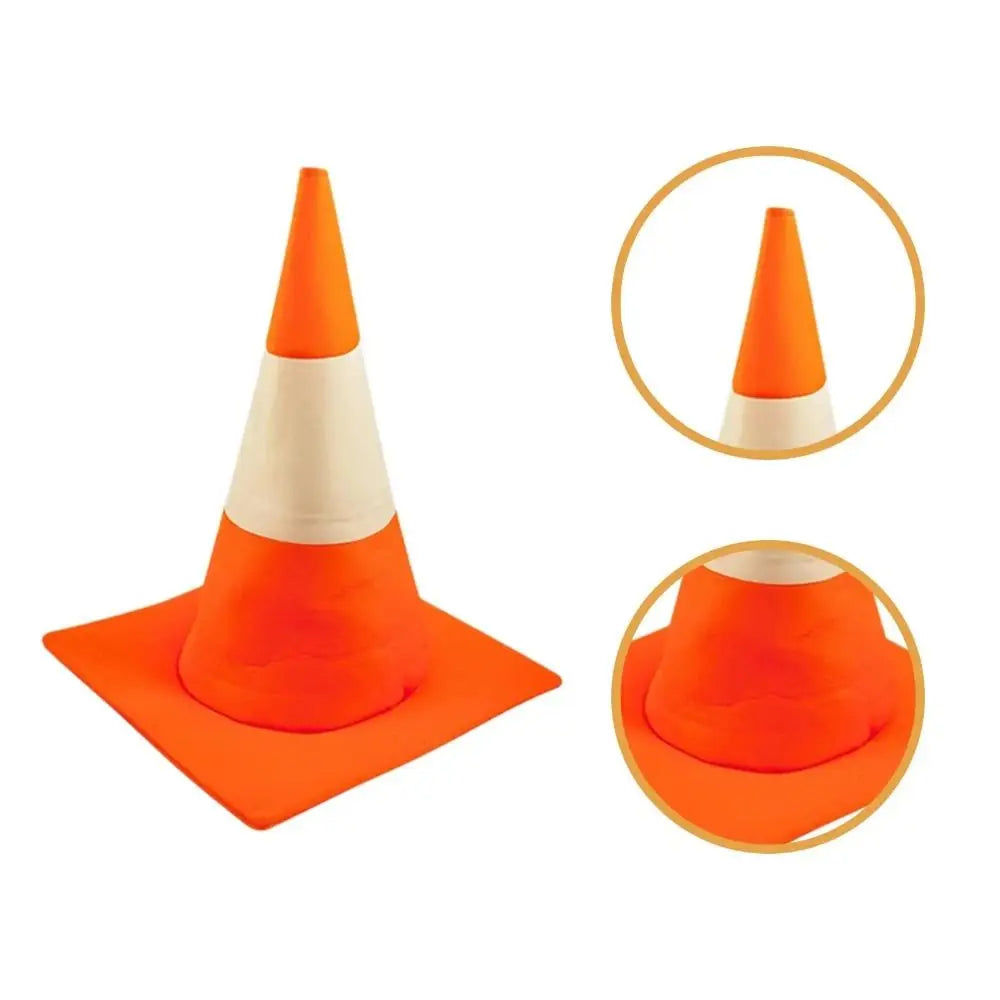 Foldable Traffic Cone Hat – Novelty Party & Halloween Costume Novelty Costume Hat Nixie