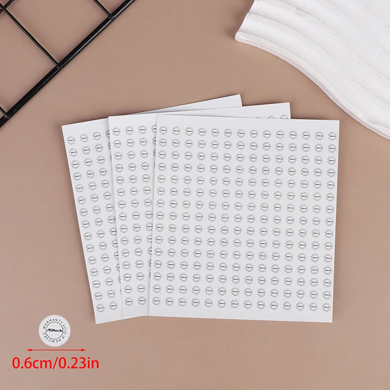 Fragile Eggshell Warranty Void Stickers for PC Screws – 3 Sheets Warranty Void Stickers Nixie A5