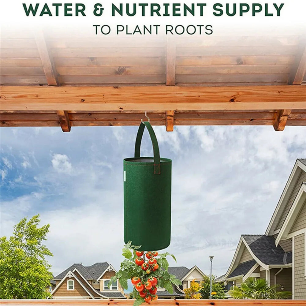 Felt Hanging Tomato Grow Bag – Upside Down Planter Pot Hanging Grow Bag Nixie