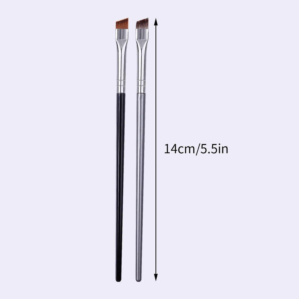 12PCS Ultra-Fine Eyeliner & Eyebrow Brush Set for Precision Makeup Brush Set Nixie
