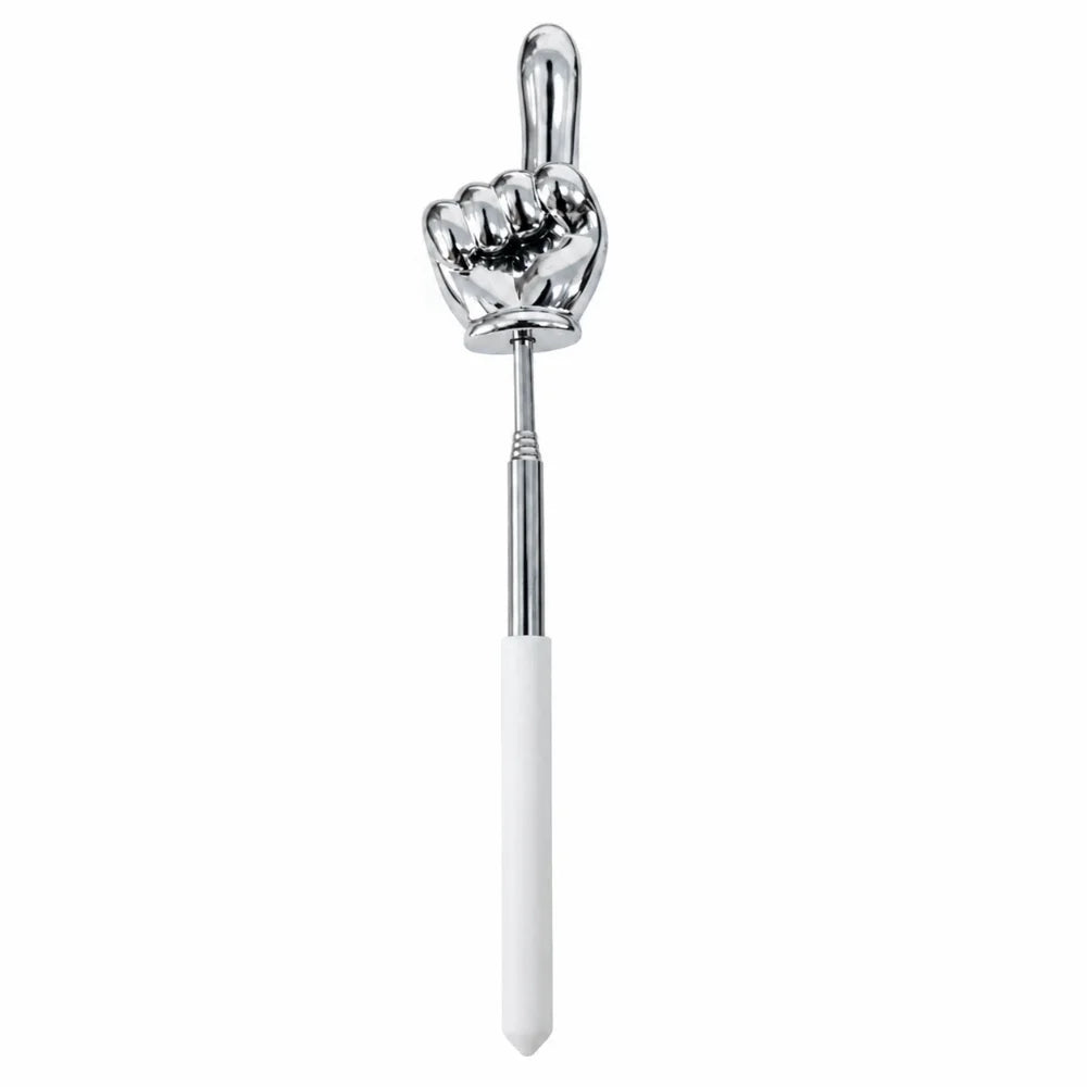 Retractable Teaching Pointer Stick – Finger Tip, Non-Slip Teaching Pointer Stick Nixie Large finger-silver