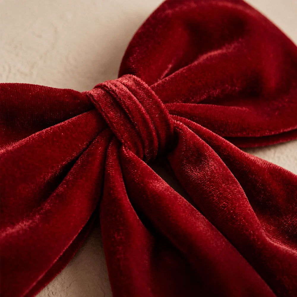 Red Bowknot Christmas Pendant – DIY Hanging Xmas Bow Ornament