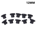 10Pcs Silicone Rubber Hole Plugs 3–12mm High-Temp Seal Caps Rubber Hole Plugs Nixie 12mm
