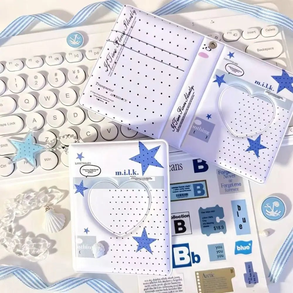 Mini Photocard Binder Album – Clear PVC Pocket Ring Binder Photocard Binder Album Nixie