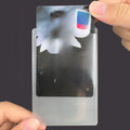 10PCS PVC Card Protectors for Credit, ID & Medical Cards Card Protector Sleeves Nixie Smooth-10pcs