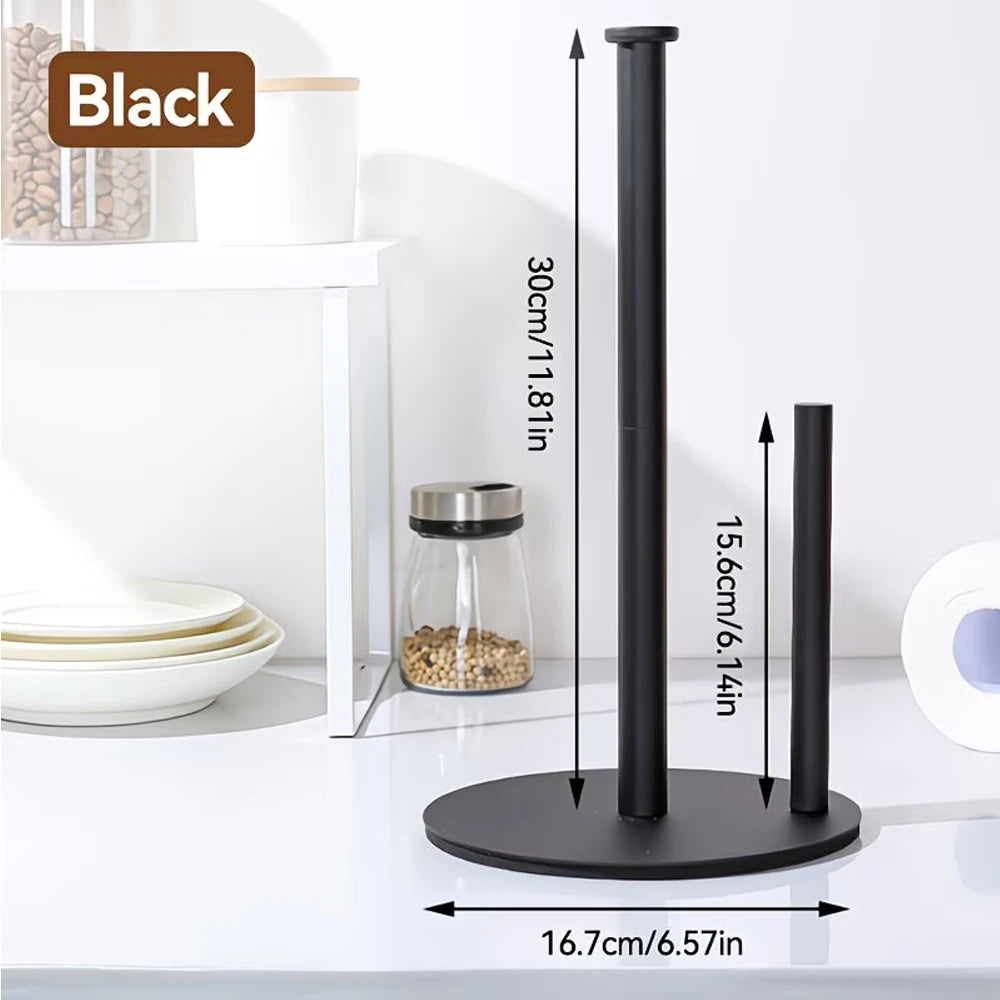 Stainless Steel Paper Towel Holder with Weighted Base Paper Towel Holder Nixie
