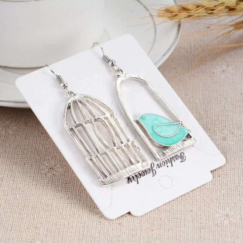 Butterfly Drop Earrings Rainbow Crystal Wings Vintage Fairy Stud Fashion Drop Earrings Nixie