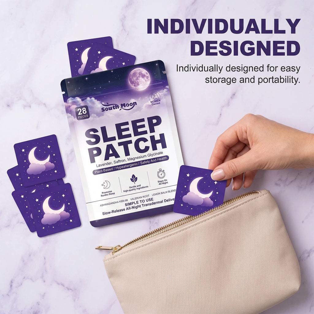 28PCS Lavender Sleep Patches – Overnight Slow-Release Stickers Sleep Wellness Patch Nixie