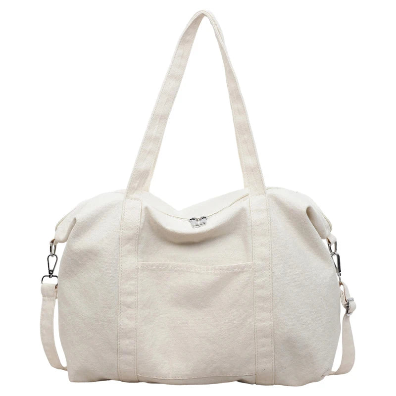 Large Canvas Tote Bag – Minimalist Crossbody & Shoulder Handbag Canvas Tote Bag Nixie