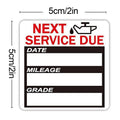 40 Pcs Oil Change Reminder Stickers for Windshield Windows