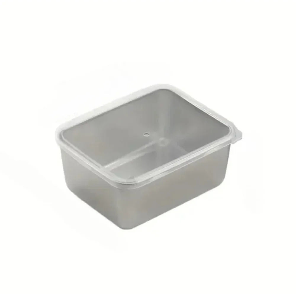 Stainless Steel Food Containers with Lids – Reusable Snack Box Food Storage Container Nixie Silver Lunch box