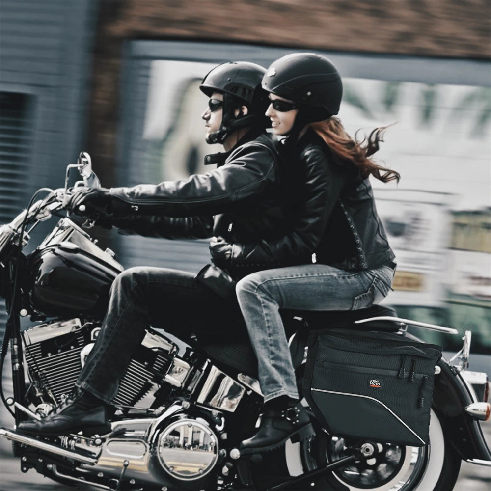 KEMITOUR 26L Throw Over Motorcycle Saddlebags – Universal Fit Motorcycle Saddlebags Nixie